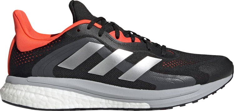 

Кроссовки Adidas SolarGlide 4 ST 'Black Solar Red', черный