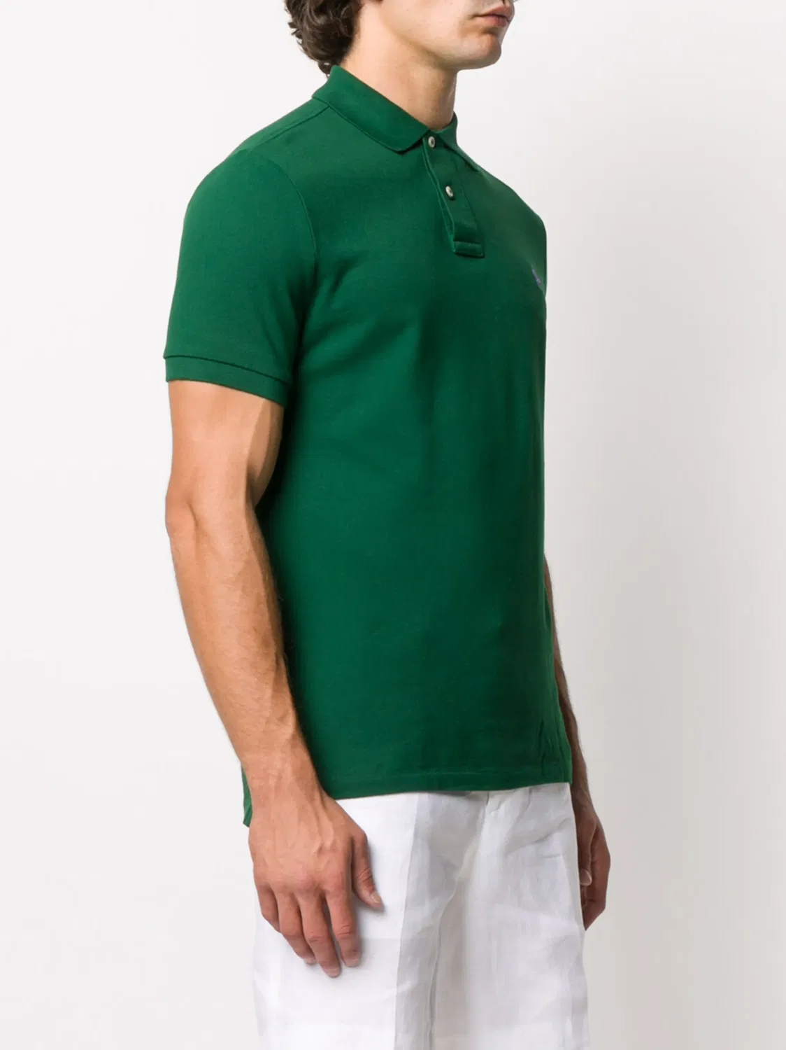 Polo Ralph Lauren Рубашка-поло зеленая — фото 4