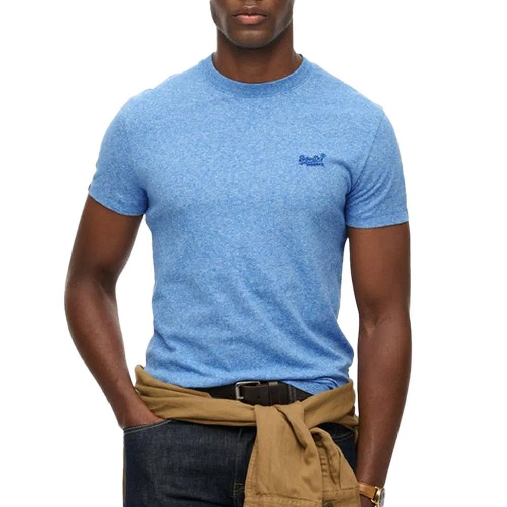 Мужская хлопковая футболка Superdry Vintage Logo, Синяя