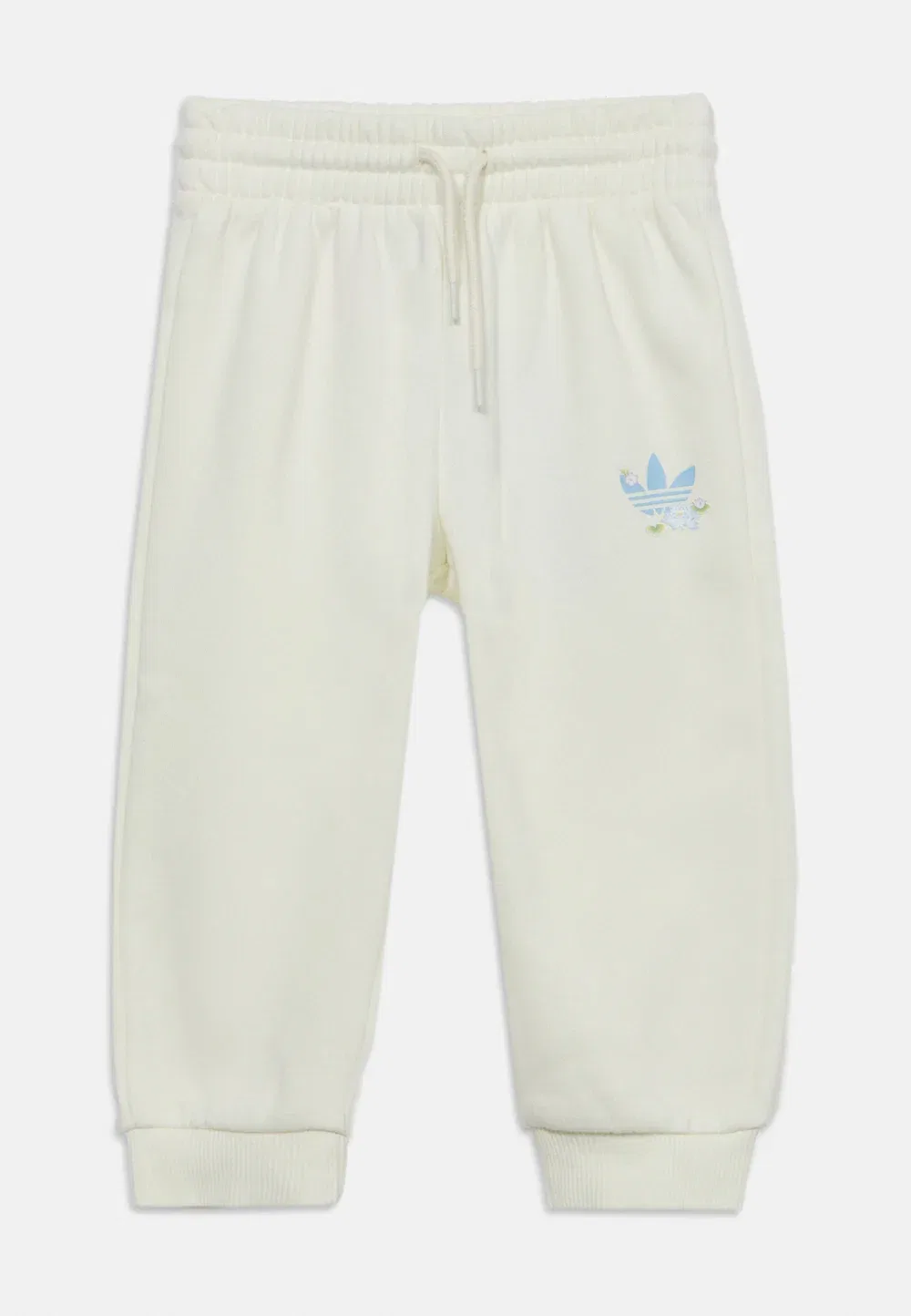 Детский спортивный костюм унисекс с цветочным принтом Adidas Originals, Off-White — фото 3