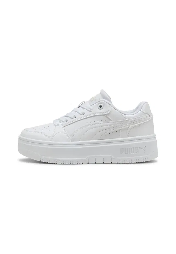 Кроссовки из кожи Rebound femme jr 007 var, Puma, White Dim, белый