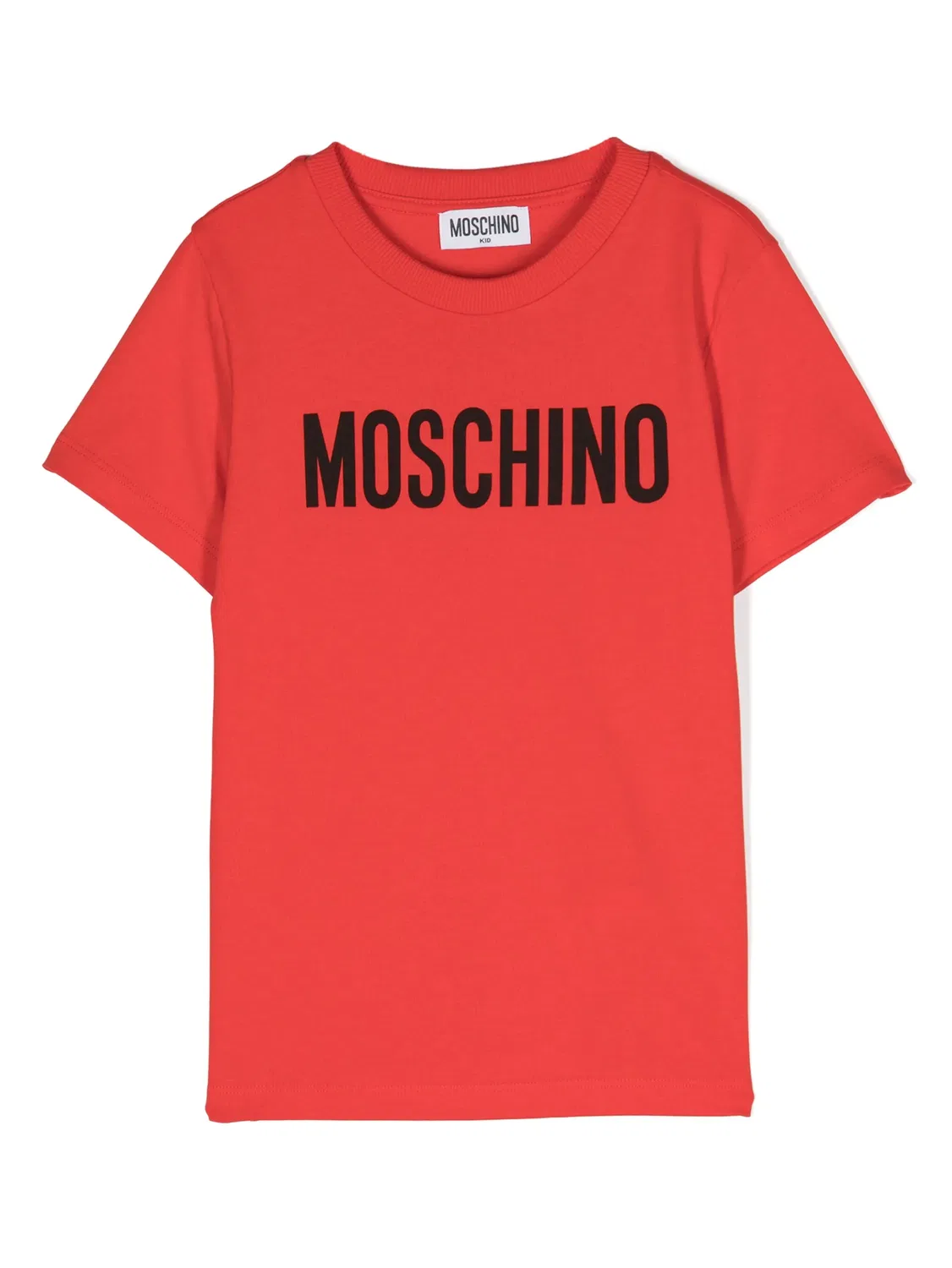 Футболка с принтом логотипа Boutique Moschino, красный