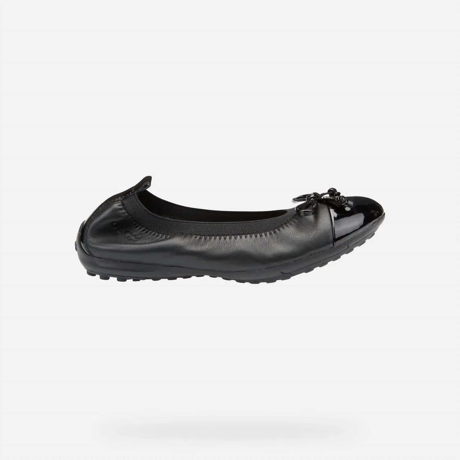 Детские балетки для девочек с бантом Piuma Ballet Flats Geox, черный — фото 2