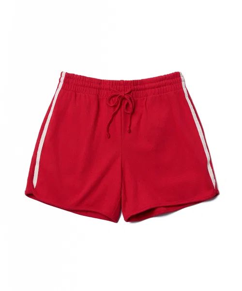 Детские шорты с вышивкой 50s Embroidered Track Shorts TTUDEMENT, Red — фото 2