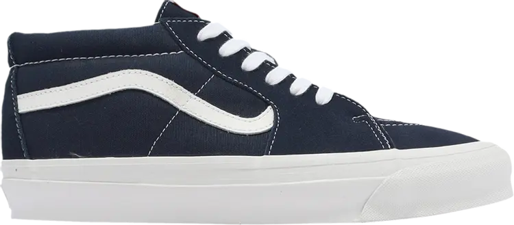 

Кроссовки Vans OG Sk8-Mid LX Navy White, синий
