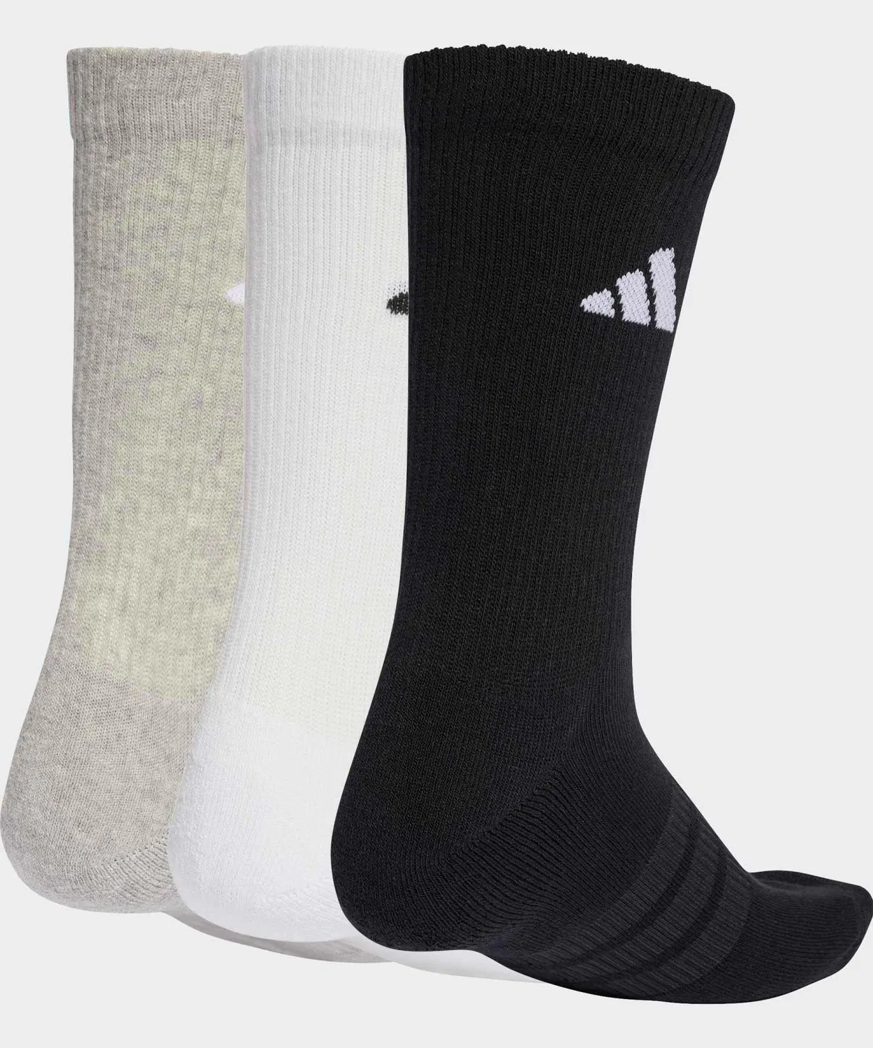 Мужские носки с поддержкой свода стопы, комплект из 3 пар Adidas, Grey — фото 2