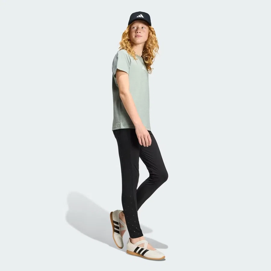 Детские леггинсы с принтом Train Essentials Seasonal adidas, Черный — фото 3