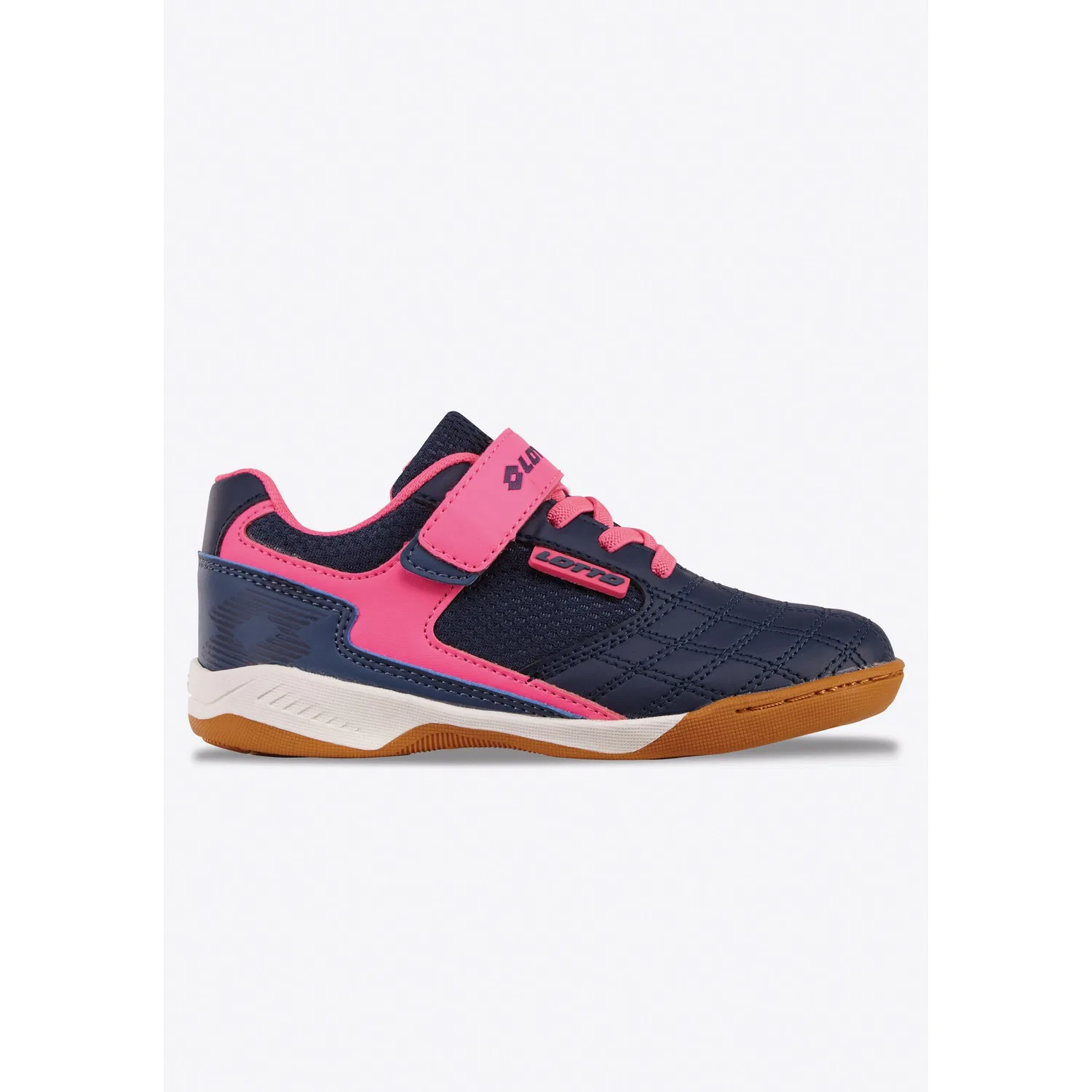Детские спортивные кроссовки с неокрашивающей подошвой Lotto, Navy/Pink