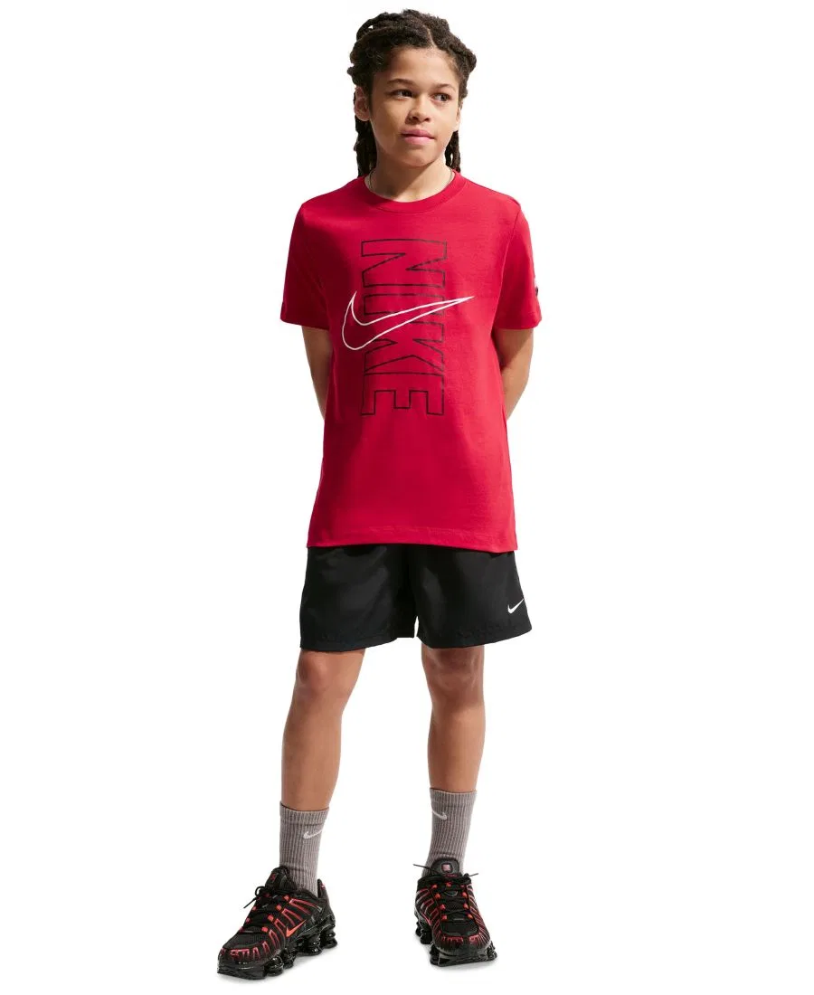Футболка Nike Sportswear с коротким рукавом и круглым вырезом, Gym Red