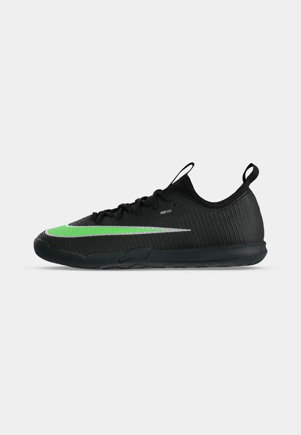 Кроссовки для мини-футбола Jr Mercurial Vapor 17 Academy IC унисекс Nike Performance, Black/Illusion Green — фото 2