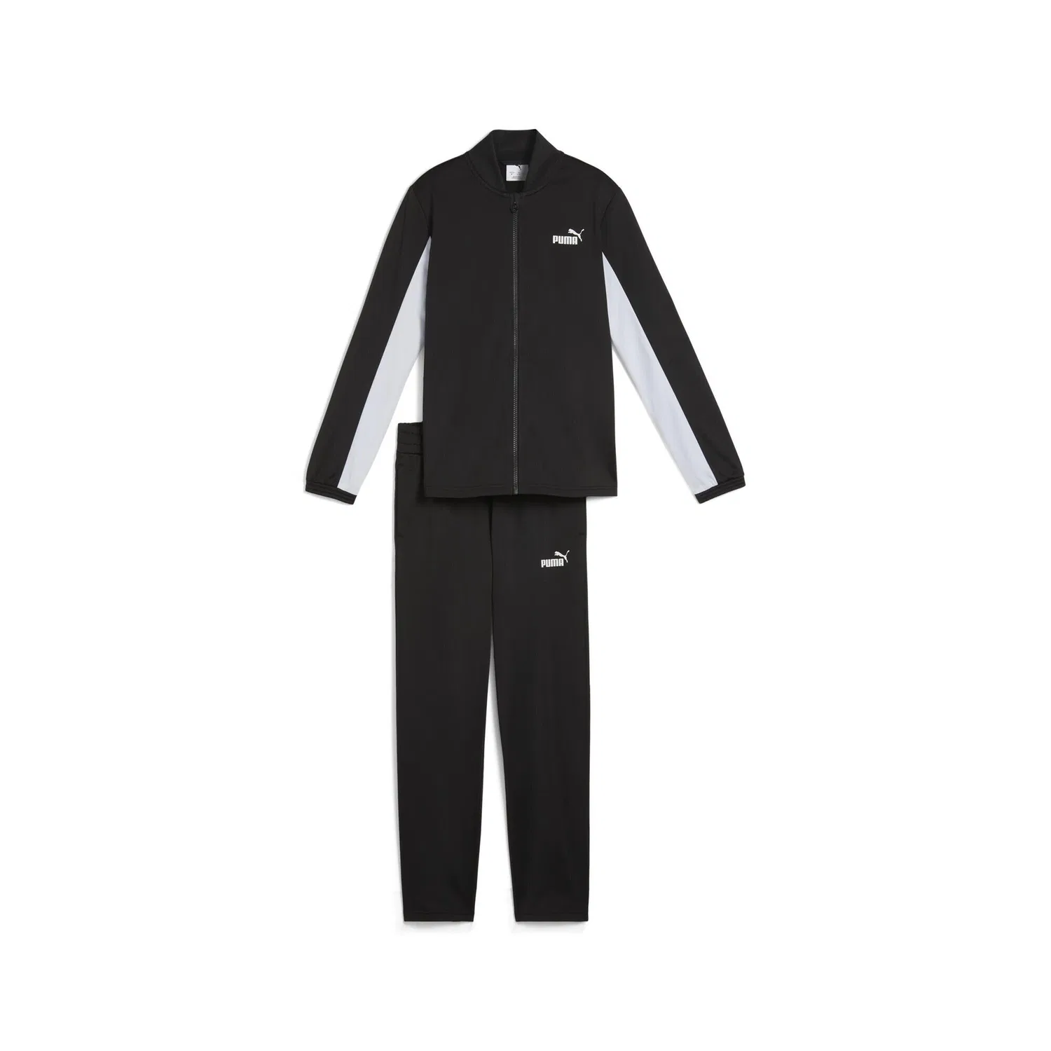 Детский спортивный костюм с высоким воротником Poly Baseball Puma, Schwarz Stadtgrun