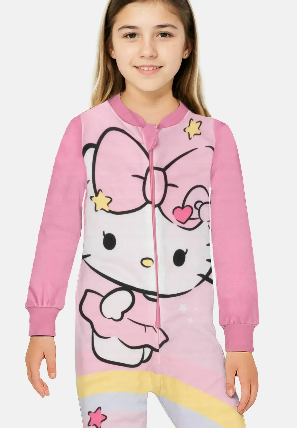 Комбинезон пижамный комбинезон schlafanzug langarm - комбинезон Hello Kitty, Rosa — фото 2