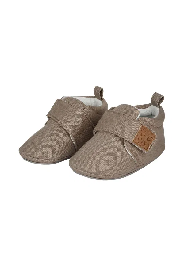 Обувь текстильная Krabbel uni first shoes Sterntaler Naturbraun, коричневый
