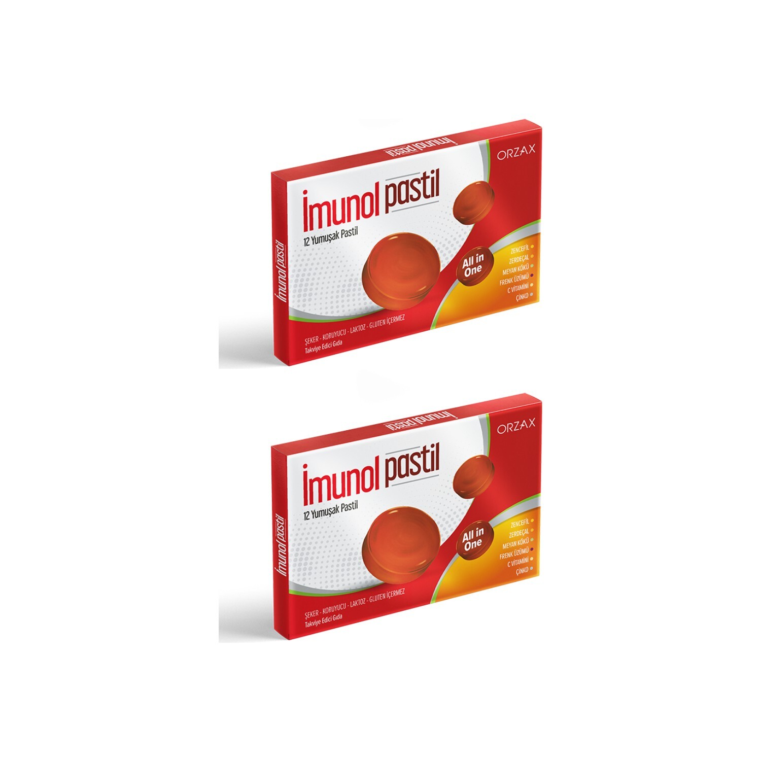 

Добавка Ocean Imunol Soft, 2 коробки по 12 пастилок