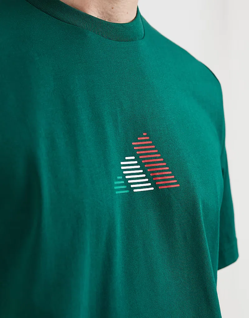 Футболка Adidas Soccer Mexico, зеленый — фото 3