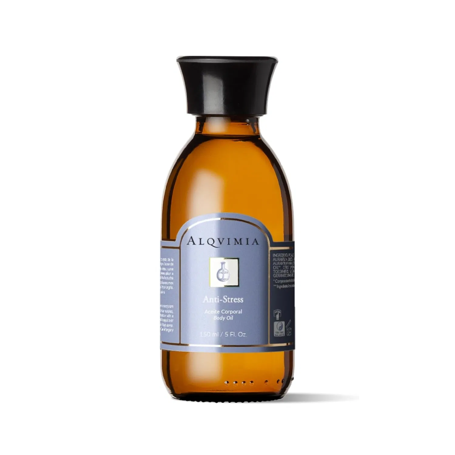Массажное масло для тела Анти-Стресс, ALQVIMIA, 150 мл, Vanilla