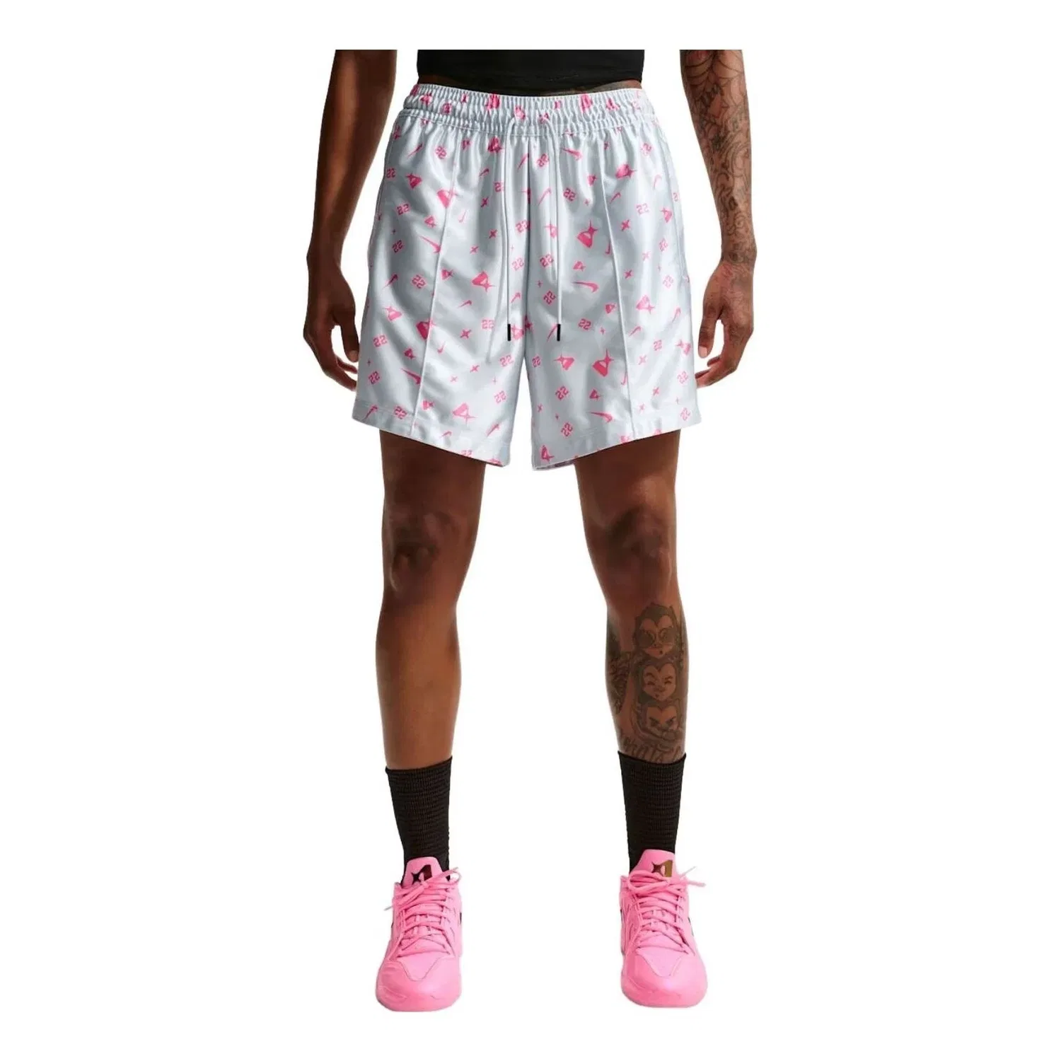 Женские шорты Nike Dri-FIT A'ja Wilson Pure Platinum Hyper Pink, розовый