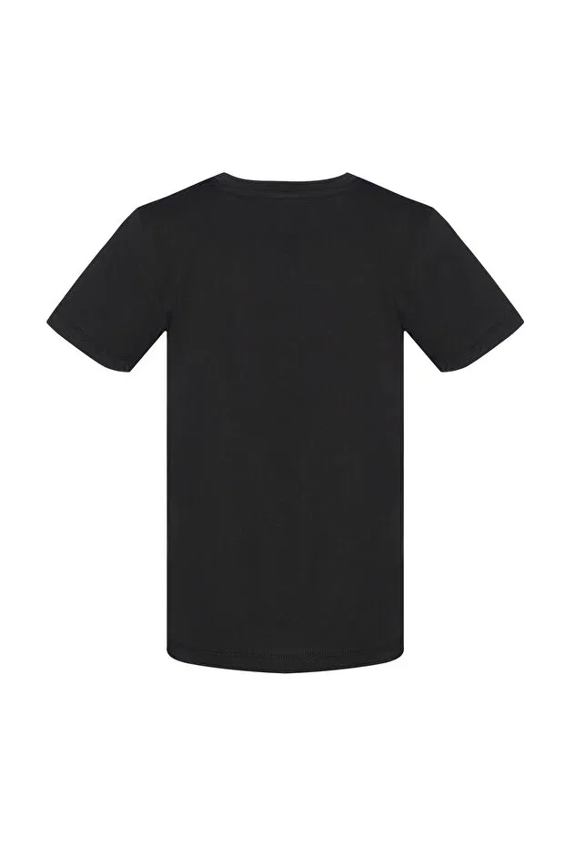 Детская футболка для девочек хлопковая Hummel, Black — фото 3