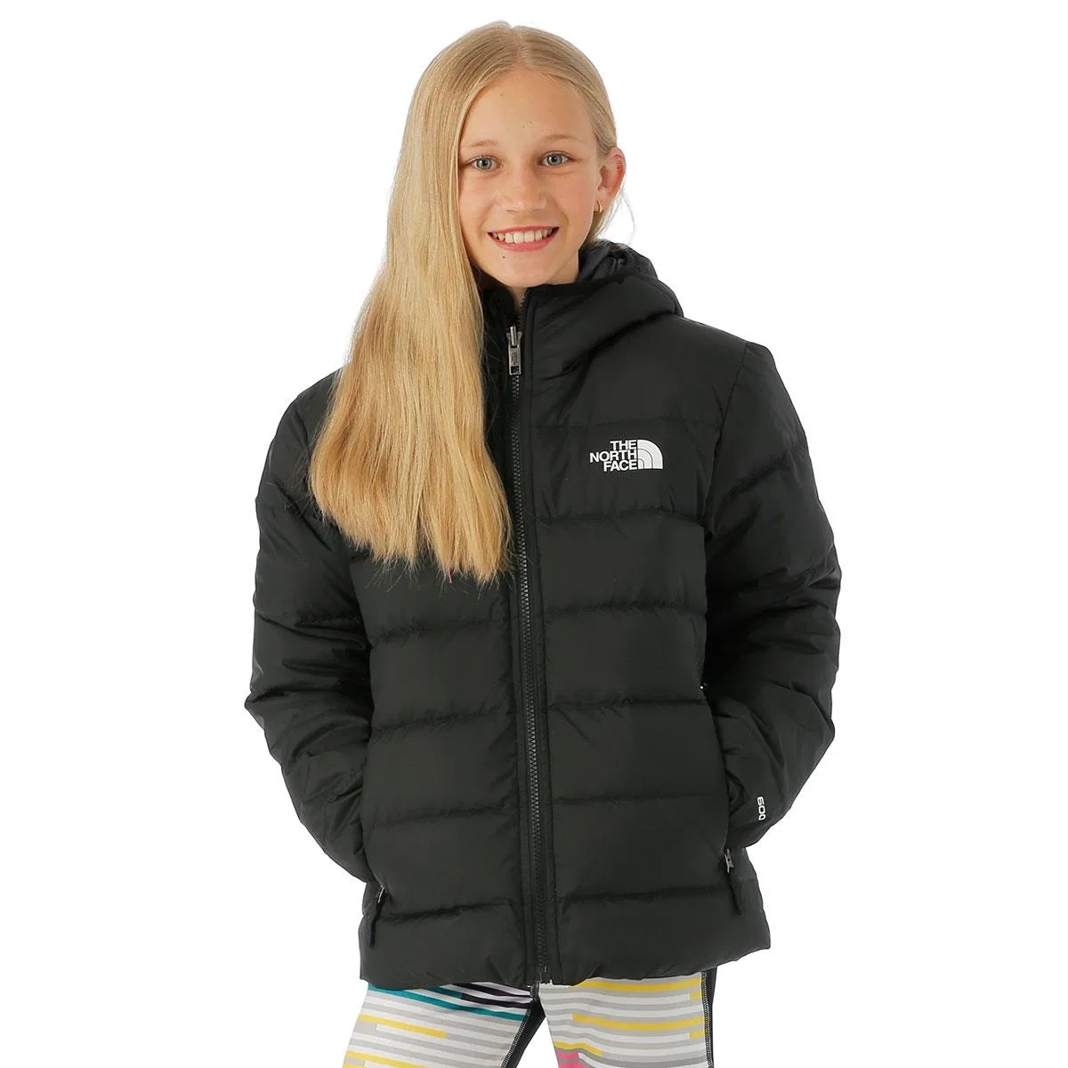 Куртка утепленная с капюшоном, двусторонняя, North Down, The North Face, TNF Black