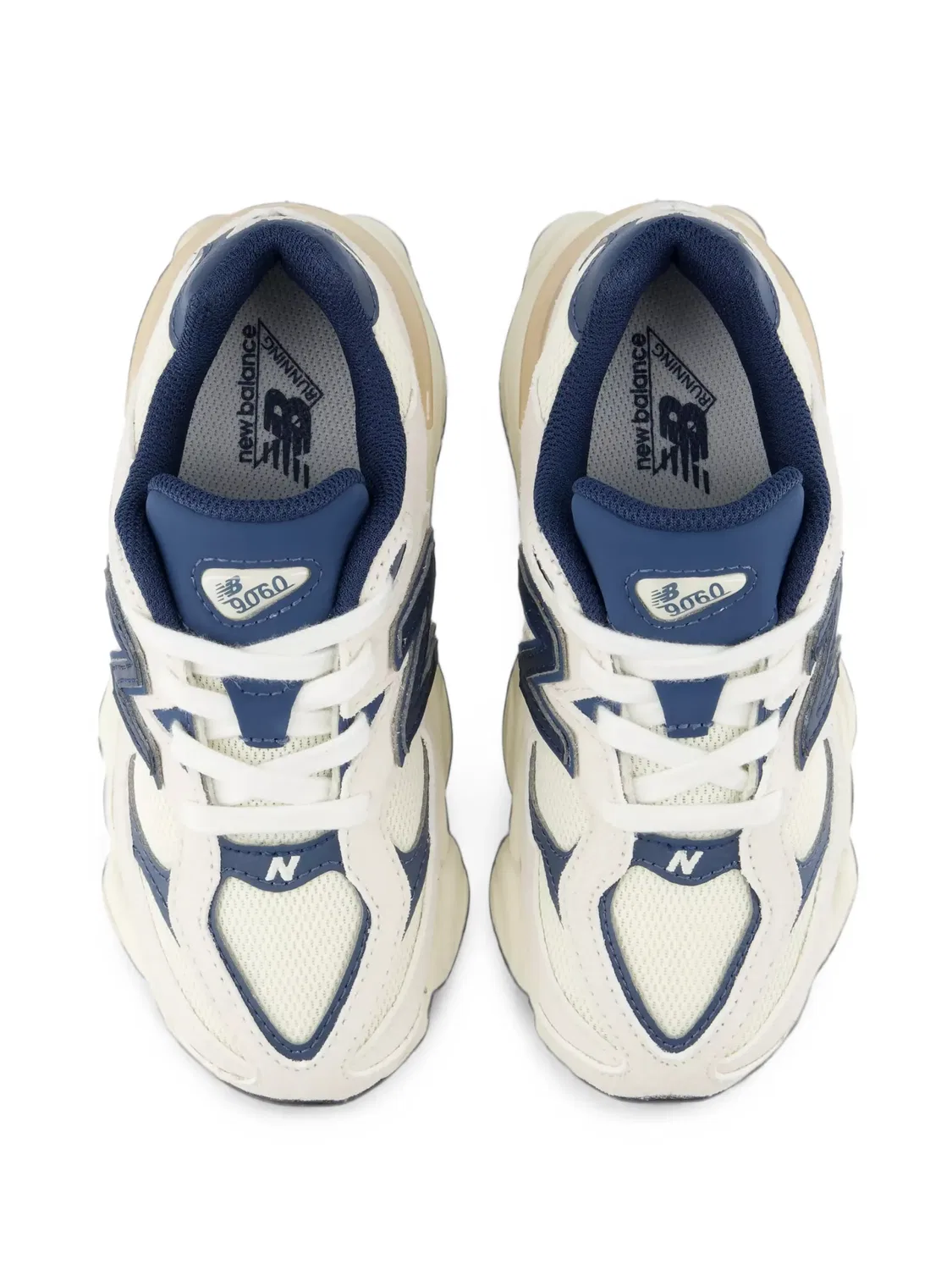 Кроссовки на шнуровке 9060 New Balance Kids, синий — фото 4