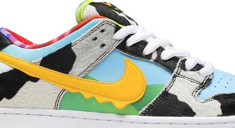 Лимитированные кроссовки Nike Ben & Jerry's x Dunk Low SB 'Chunky Dunky' Special Ice Cream Box, многоцветный — фото 3
