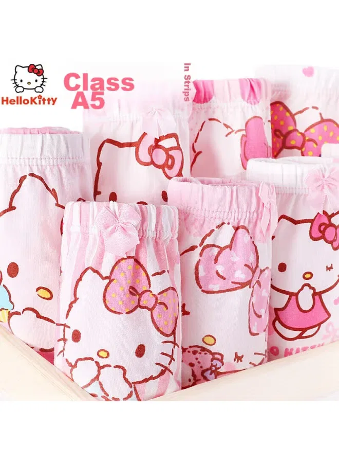 Трусы-брифы для девочек с цветочным принтом комплект из 5 штук Hello Kitty, ktn254