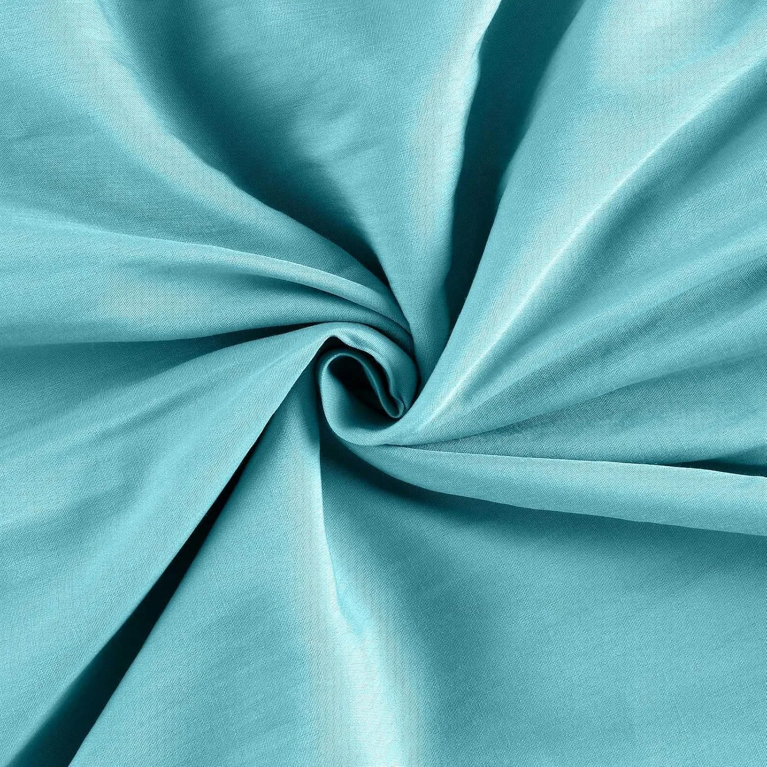 Женское летнее макси-платье с запахом, A-силуэт, с карманами, Light Blue — фото 3
