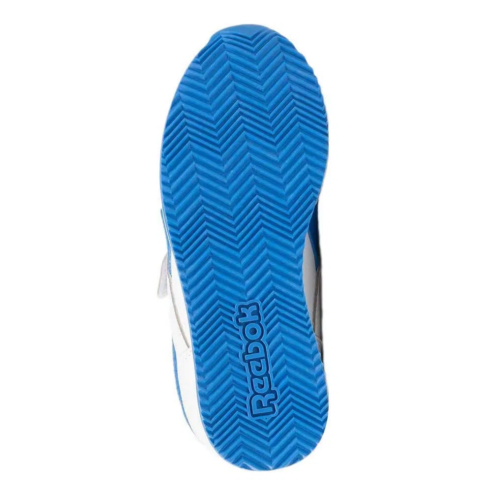 Детские кроссовки для мальчиков с логотипом Reebok Royal CL Jog 3.0 1v Reebok, Ftwwht Kinblu Kinblu — фото 3