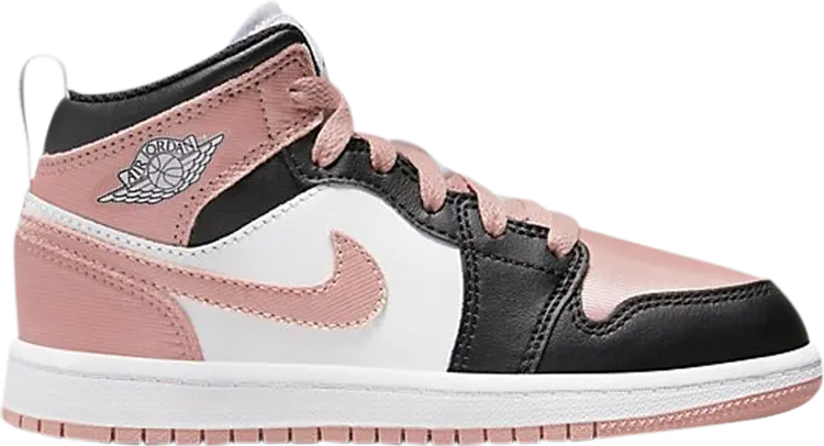 

Кроссовки Air Jordan 1 Mid PS White Light Madder Root, белый