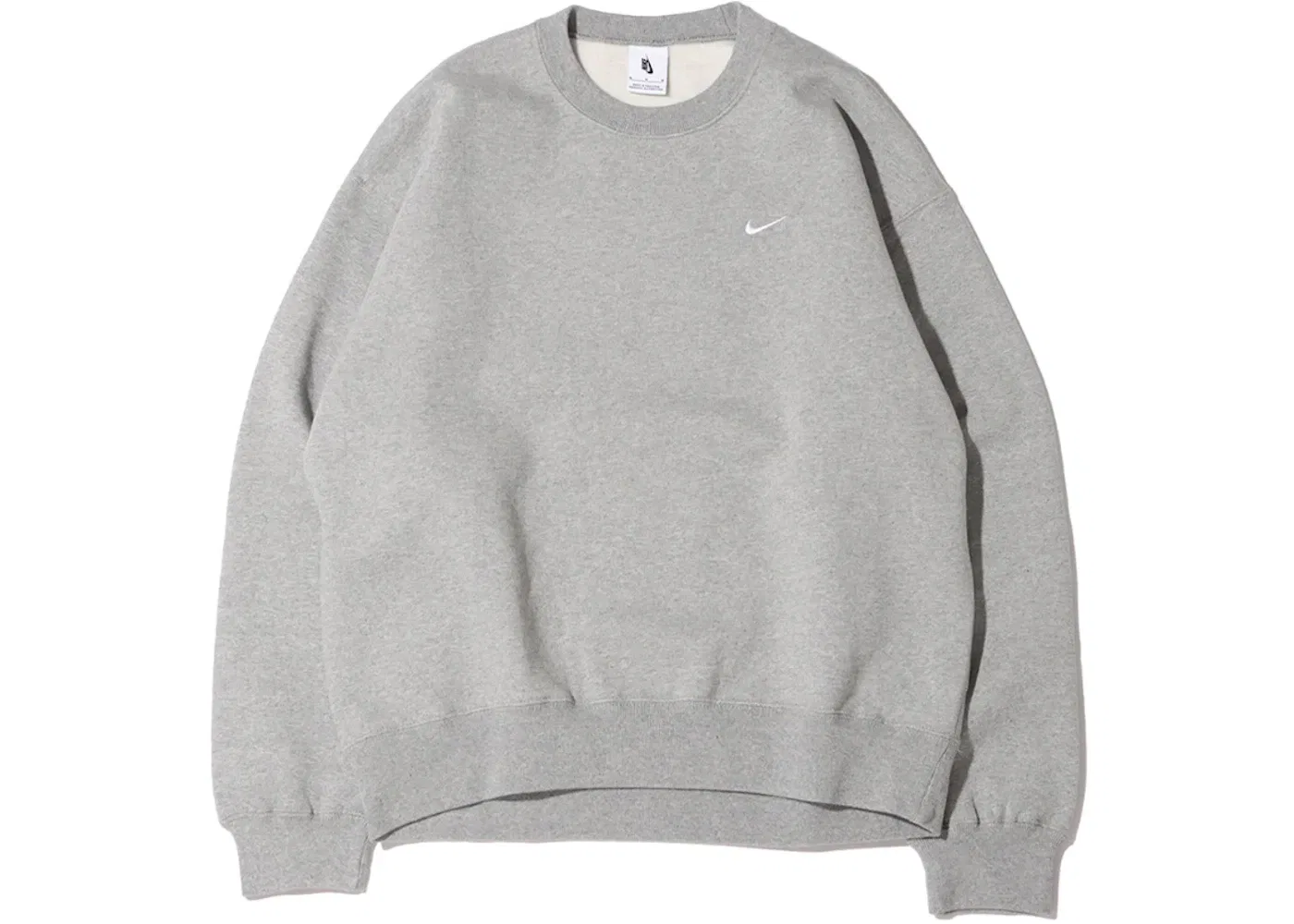 Мужской свитшот Nike Lab Fleece Crew (Asia Sizing), Dark Grey Heather