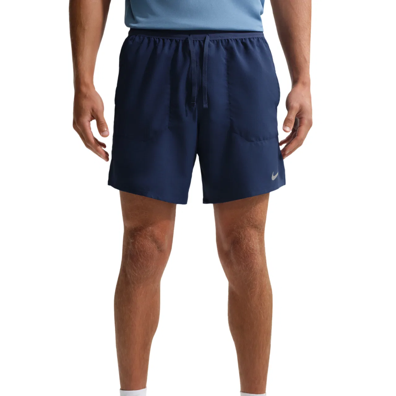 Мужские шорты с встроенным бельем Nike Dri-FIT Stride 7" Reflective Silver/Midnight Navy