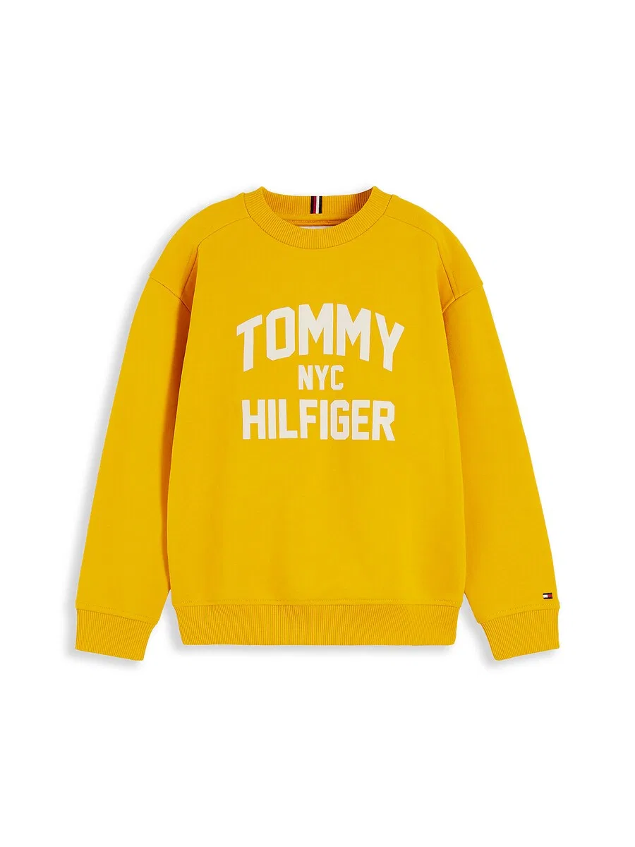 Толстовка TOMMY HILFIGER 'BRAND LOVE' желтого цвета