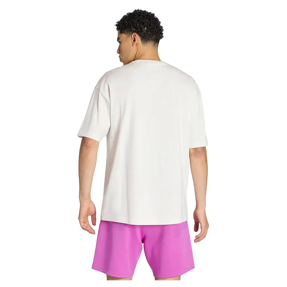 Футболка свободная с коротким рукавом Trefoil Essentials Spacer Loose Adidas Originals, белый — фото 2