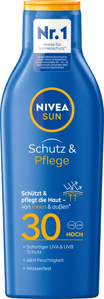 

Солнцезащитный крем и усилитель Уход SPF 30 250 мл NIVEA