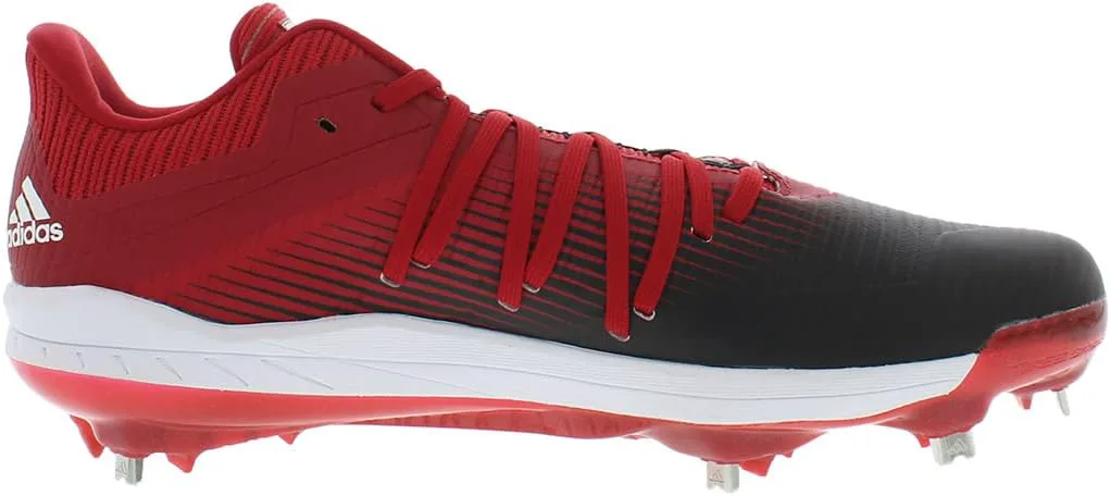 Бейсбольные бутсы для мужчин Adidas Afterburner 6, красный/черный/белый — фото 2