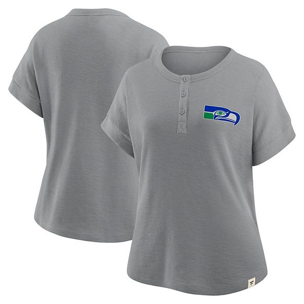 

Женская оверсайз футболка Seattle Seahawks в цвете heather gray Fanatics