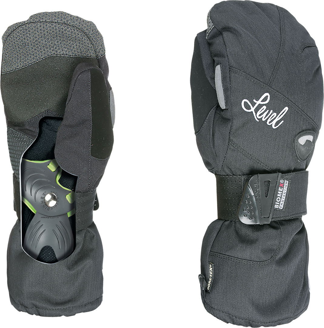 

Level Женские перчатки Women half pipe gtx mitt black 6,5
