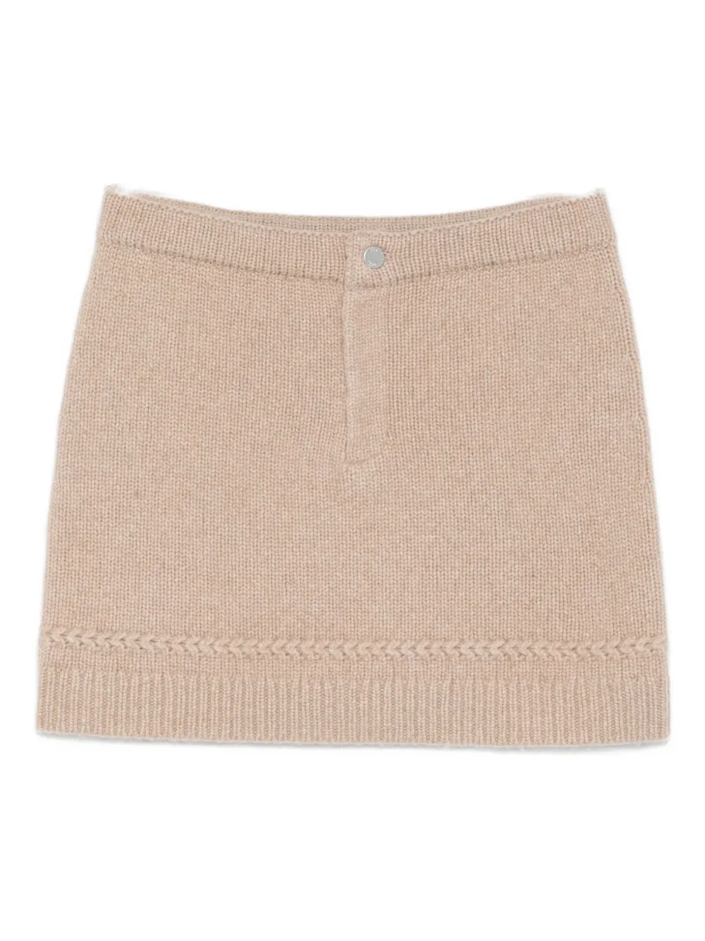 

Вязаная мини-юбка Guest In Residence, светло-коричневый