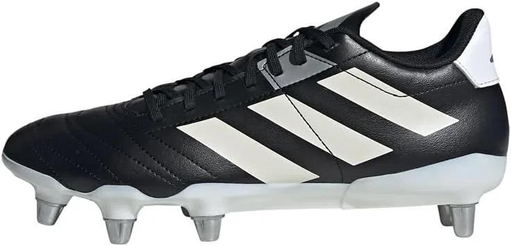 Кроссовки для регби Adidas Kakari SG унисекс, Core Black Zero Metalic Silver Metallic