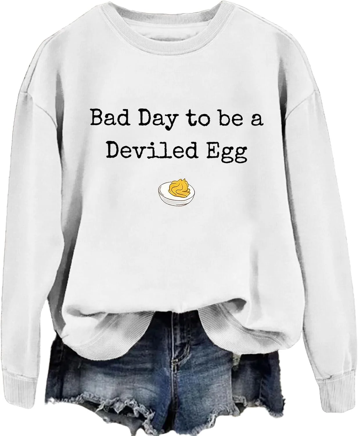 

Толстовка Bad Day To Be A Deviled Egg с капюшоном