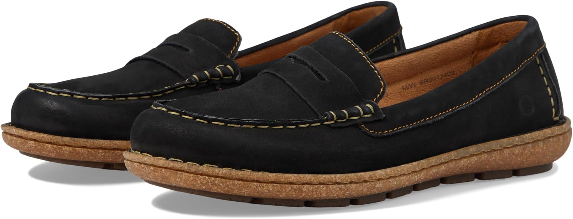 Лоферы Born Nerina, Black Nubuck