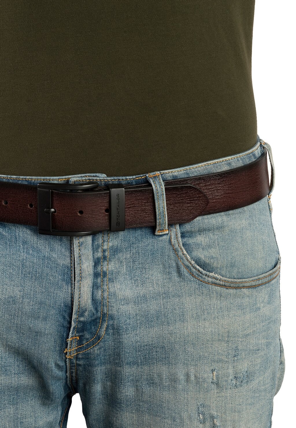 

Ремень TOM TAILOR, цвет dark brown