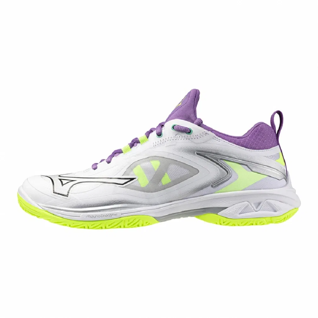 Кроссовки для бадминтона «Wave Claw Neo 3 Fit» от Mizuno, White X Purple