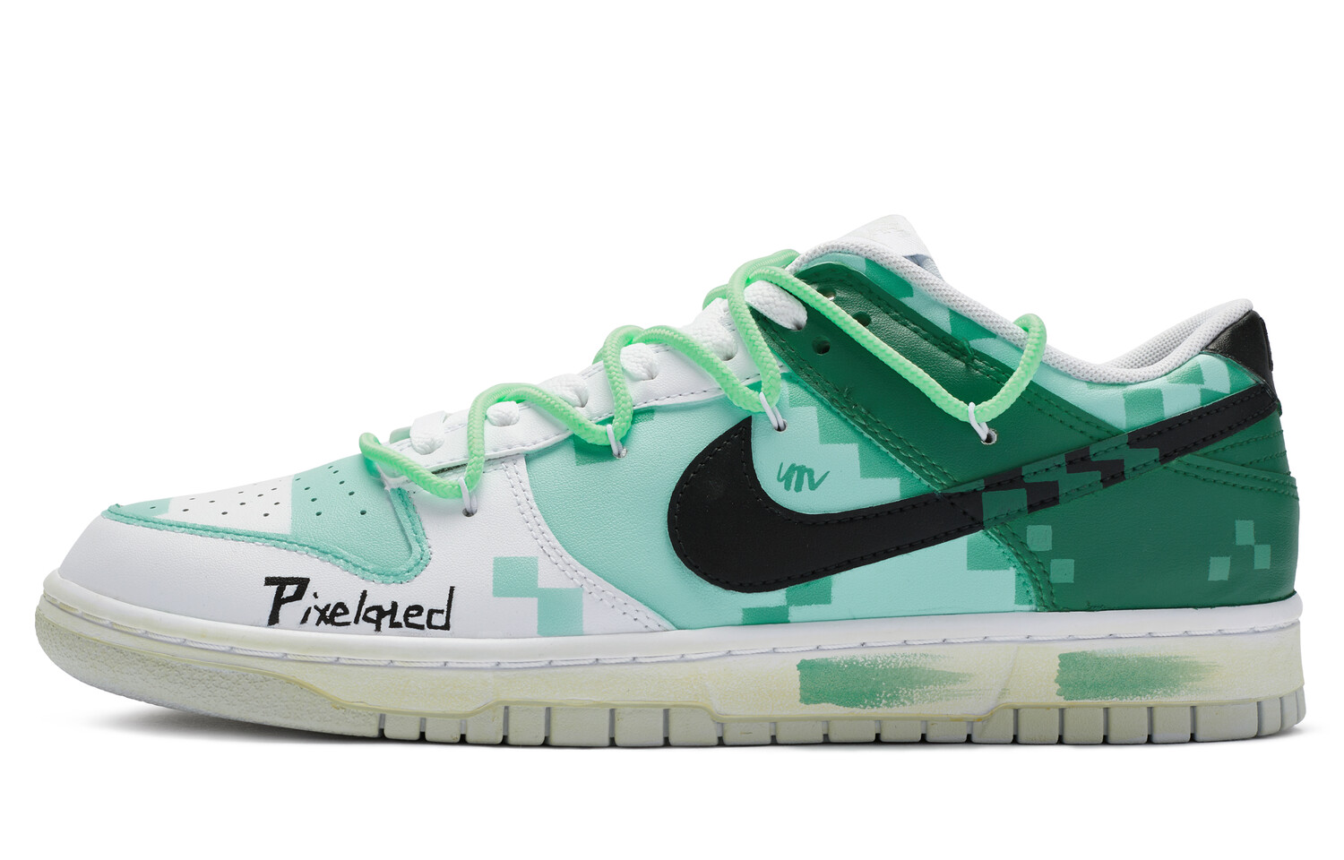 

Кроссовки Nike Dunk Skateboard Shoes Men Low-Top Green Black/White