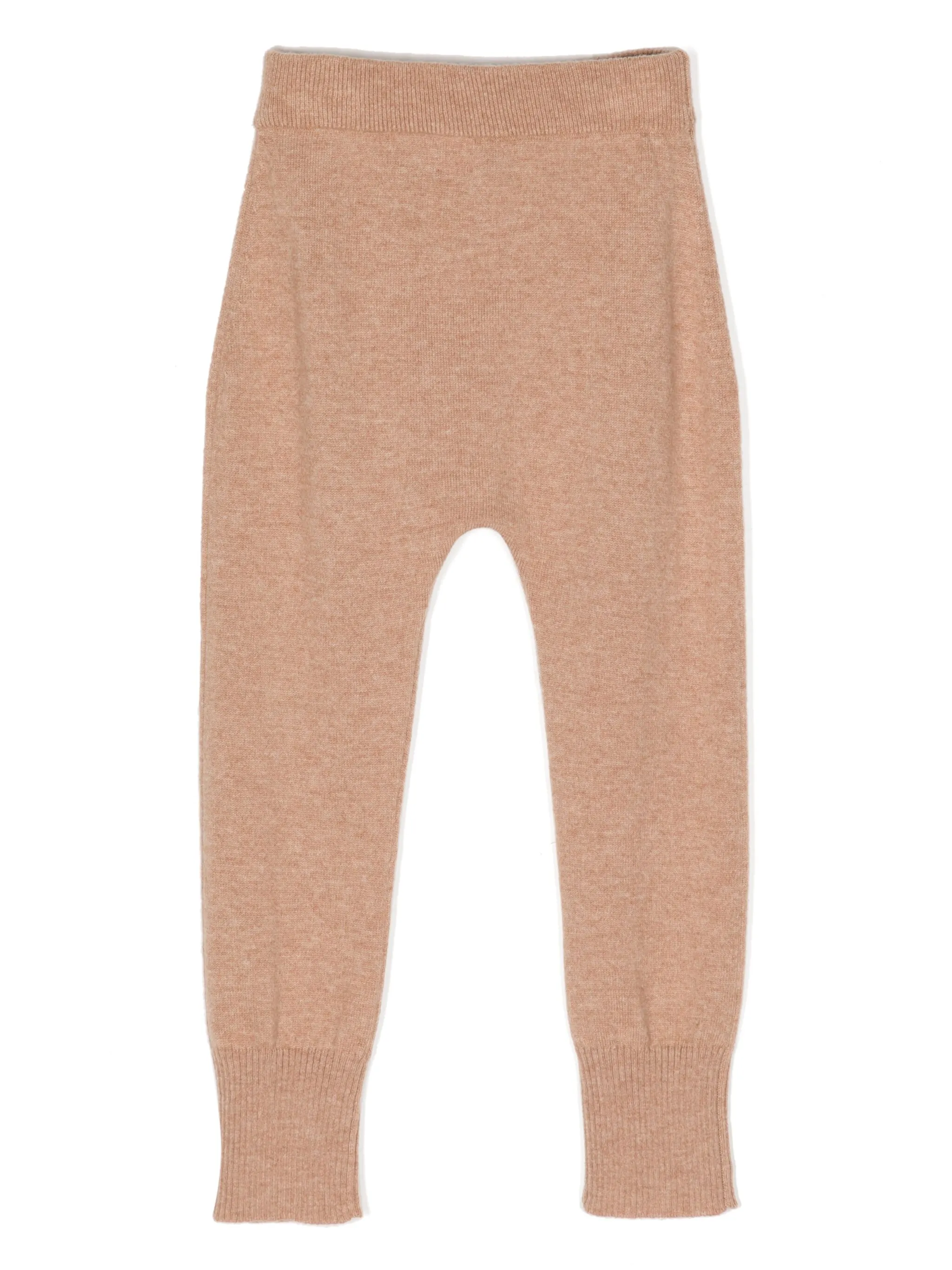 Зауженные брюки Devon из смесовой шерсти Cashmere In Love Kids, коричневый — фото 2