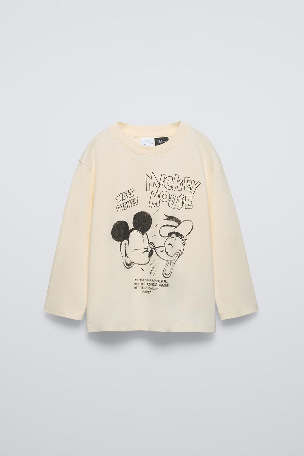 

Футболка микки маус и дональд дак disney ZARA, экрю