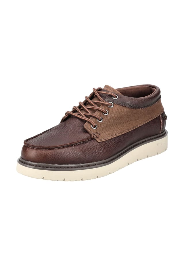 

Полуботинки из кожи/текстиля Toms, коричневый