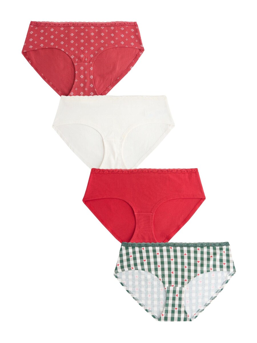 

Трусики Next, Red/Pastel Red/White