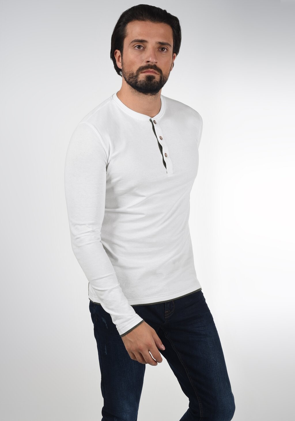 

Рубашка с длинным рукавом IDGIFFORD INDICODE JEANS, цвет off-white