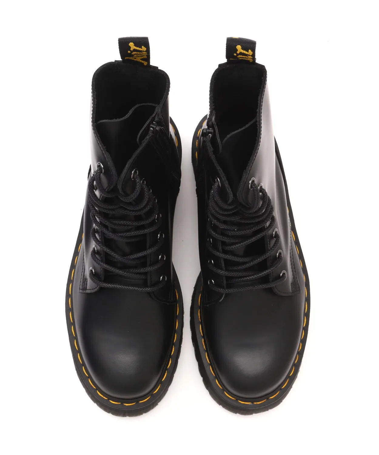 Ботинки JADON 8EYE BOOTS Dr. Martens на толстой подошве, чёрные — фото 2
